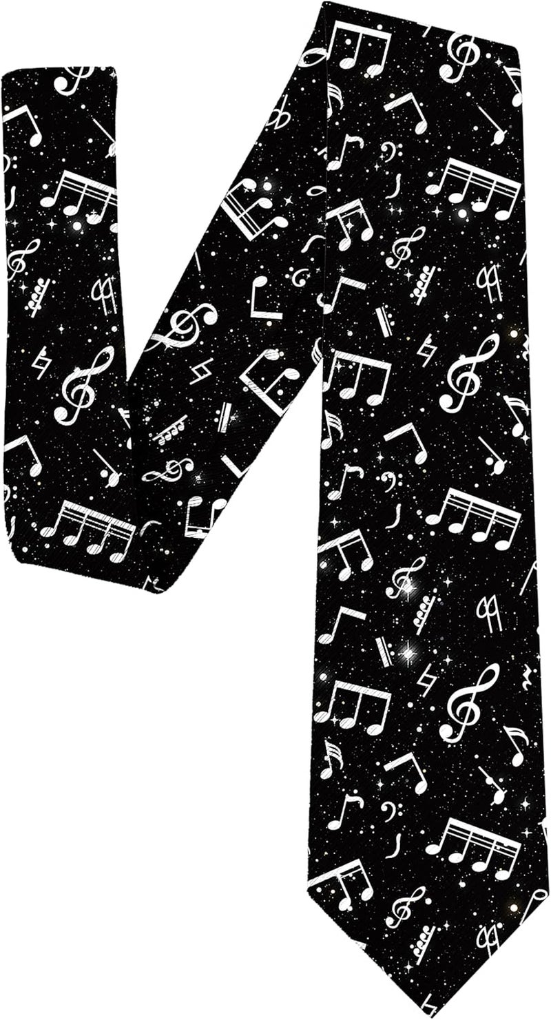 Guhothli Mens Funny Neckties Fashion Neck Ties Formal Party Novetly Tie for Men - Image 3